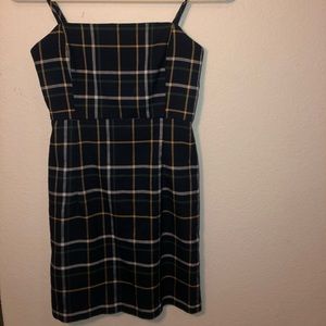 plaid dress